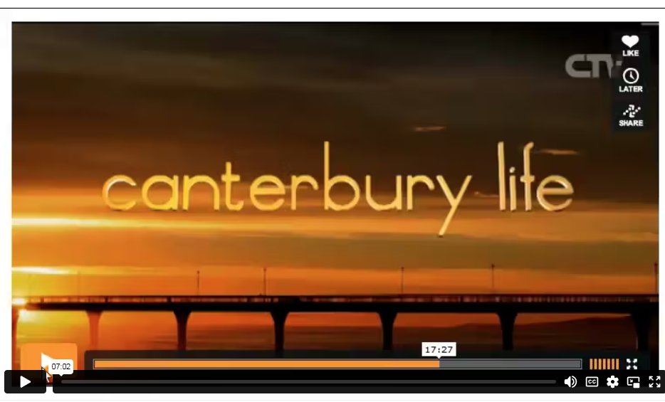 CTV Canterbury Life interview